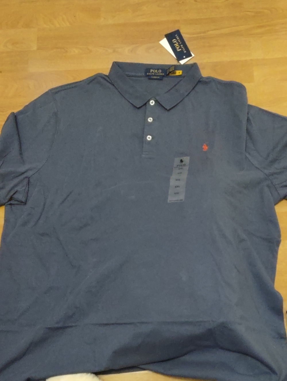 Polo by Ralph Lauren Navy Short-Sleeve Polo with Red Logo